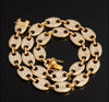 SET 2 CADENA Y PULSERA GRANOS DE CAFE BRILLANTES